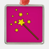 Magic Wand Metalen Ornament (Voorkant)