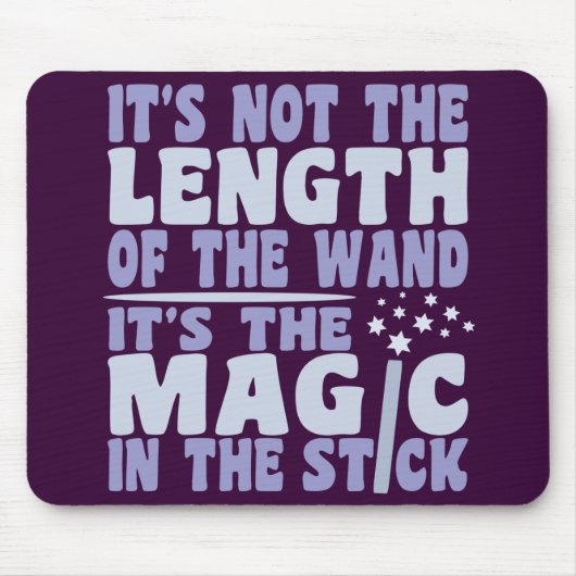 MAGIC WAND mousepad Muismat (Voorkant)