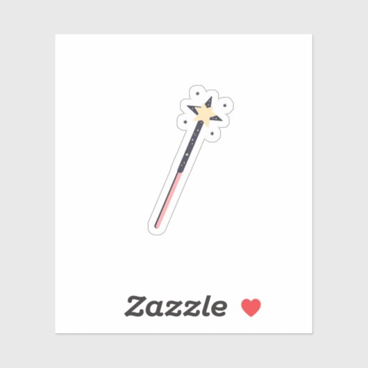 Magic Wand Star Sticker (Vel)