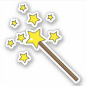 Magic Wand Sticker (Voorkant)