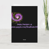 Magic Wand Verjaardag Kaart (Achterkant)