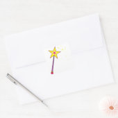 Magic Wand Vierkante Sticker (Envelop)