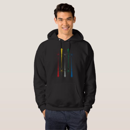 Magic Wands Unisex Pullover Hoodie (Voorkant volledig)