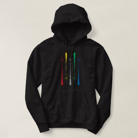Magic Wands Unisex Pullover Hoodie (Design voorkant)