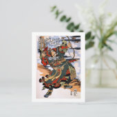 Magic Warrior Shooting Wild Goose Kuniyoshi Fine Briefkaart (Staand voorkant)