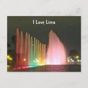 Magic Water Fountains-Circuito del Magico del Agua Briefkaart