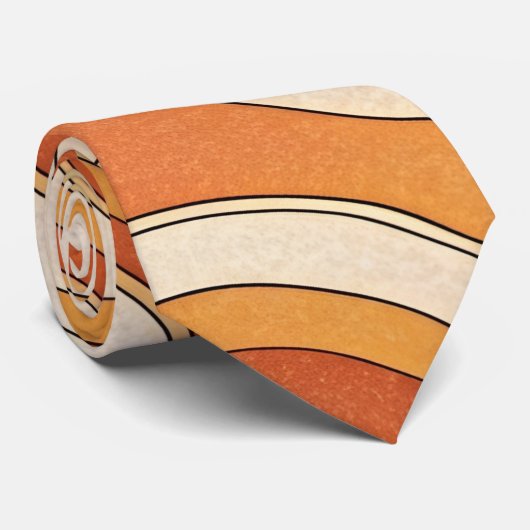 Magic Wave Pattern Stropdas (Opgerold)