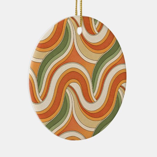 Magic Waves Pattern Keramisch Ornament (Rechts)