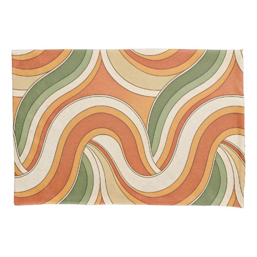 Magic Waves Pattern Kussensloop (Voorkant)