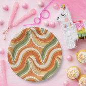 Magic Waves Pattern Papieren Bordje (Feest)