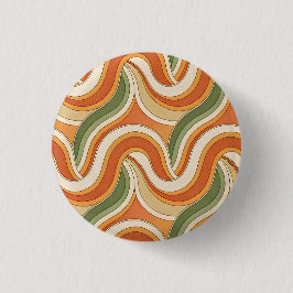 Magic Waves Pattern Ronde Button 3,2 Cm