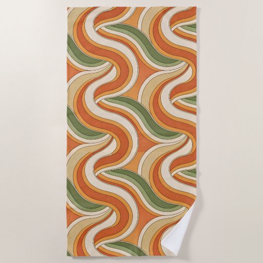 Magic Waves Pattern Strandlaken (Voorkant)