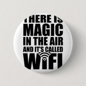 Magic wifi ronde button 5,7 cm (Voorkant)