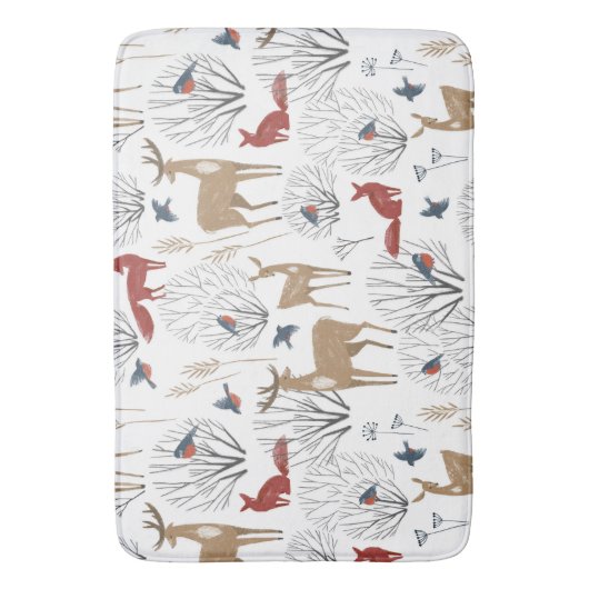 Magic Winter Wonderland Badmat (Voorkant Verticaal)