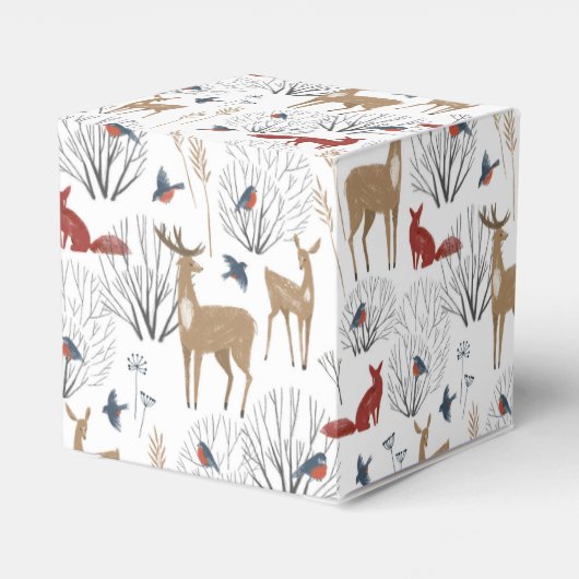 Magic Winter Wonderland Bedankdoosjes (Achterkant)