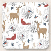 Magic Winter Wonderland Bier Onderzetter (Voorkant)