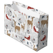 Magic Winter Wonderland Groot Cadeauzakje (Voorkant Gekanteld)