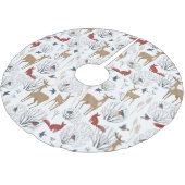 Magic Winter Wonderland Kerstboom Rok (Gekanteld)