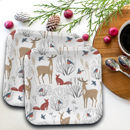 Magic Winter Wonderland Papieren Bordje