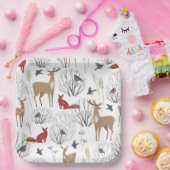 Magic Winter Wonderland Papieren Bordje (Feest)