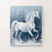 Magic Wit Winter Paard Legpuzzel (Verticaal)