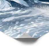 Magic Wit Winter Paard Poster (Hoek)