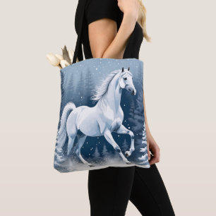 Magic Wit Winter Paard Tote Bag