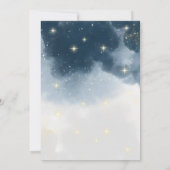 Magic Witch Cauldron Baby Boy Brouwen Baby shower Kaart (Achterkant)