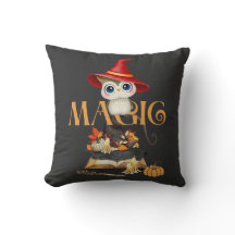 Magic Witch Uil Herfst Thema Gepersonaliseerd