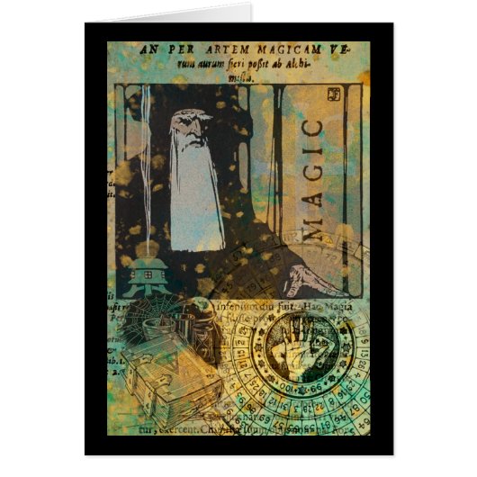 Magic Wizard-Kaart (Voorkant)