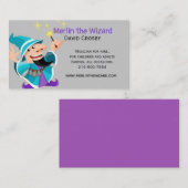 Magic Wizard Visitekaartje (Voorkant / Achterkant)
