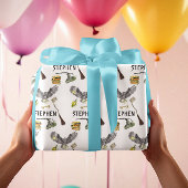 Magic Wizard Witch School Owl Aangepast Cadeaupapier