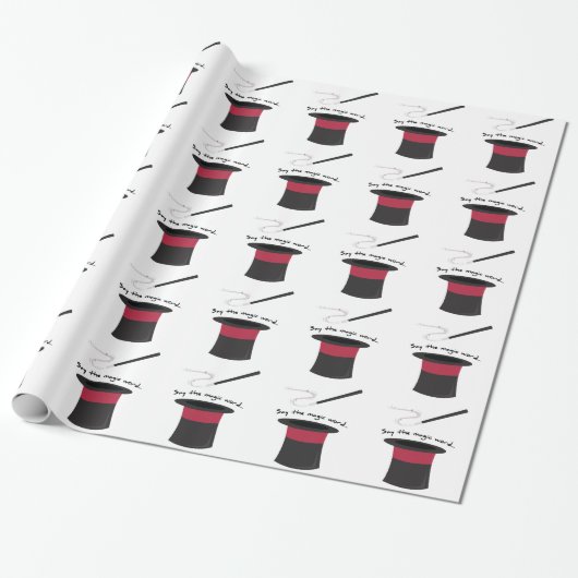 Magic Word Cadeaupapier (Uitgerold)