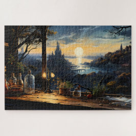 Magic Workshop Bench met uitzicht op een Fantasy B Legpuzzel