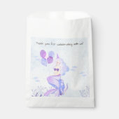 Magic Zeemeermin Thema Verjaardagsfeest Bedankzakje (Voorkant)