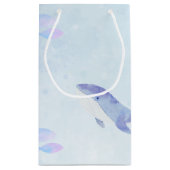 Magic Zeemeermin thema verjaardagsfeestje Klein Cadeauzakje (Achterkant)