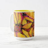 "Magic" Zonnebloem 15oz Two-Tone Mok (Voorkant links)