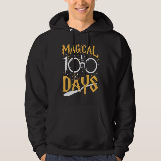 Magical 100 Days Of School Teachers Students Adult Hoodie