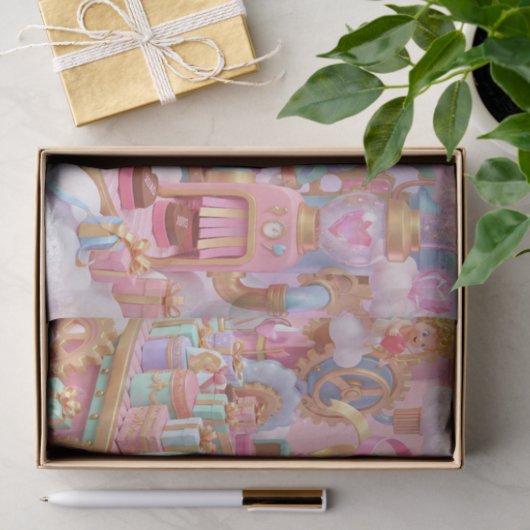 Magical 3D Cupid’s Valentine Gift Factory Scene Tissuepapier (Geschenk)