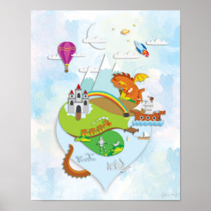 Magical Adventure Island Poster (geen tekst)