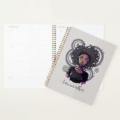 Magical Afro Woman Planner (Display)