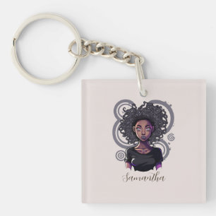 Magical Afro Woman Sleutelhanger