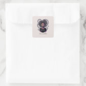 Magical Afro Woman Vierkante Sticker (Tas)