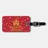 Magical Airways Hartvormige Bagage Label (Voorkant horizontaal)
