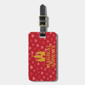 Magical Airways Hartvormige Bagage Label (Voorkant verticaal)