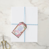 Magical Alice in Wonderland Baby shower Tea Party Cadeaulabel (Met Touw)