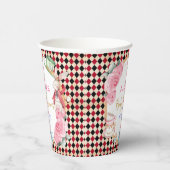 Magical Alice in Wonderland Baby shower Tea Party Papieren Bekers (Rechts)
