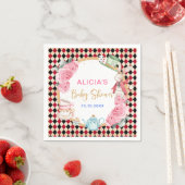 Magical Alice in Wonderland Baby shower Tea Party Servet (Insitu)