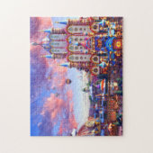 Magical Amusement Park Castle & Hot Air-ballonnen Legpuzzel (Verticaal)