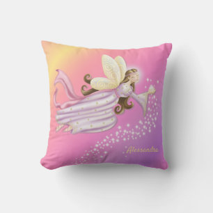Magical Angel Fairy Dust Yellow Pink Lavender Kussen